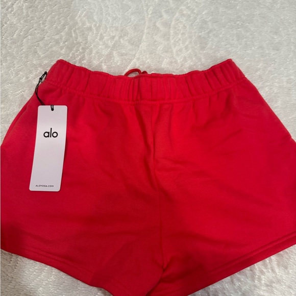 ALO Yoga Red Crew Neck Sweater Set - Picture 5 of 6